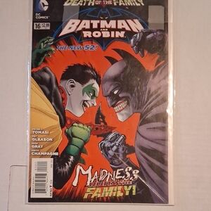 DC Comics Batman and Robin Comic - Red, Black, Green